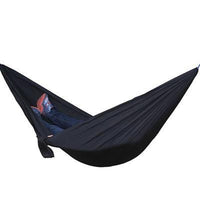 HKM-022547 Portable Double Backpacking Hammock - Nylon Parachute for Outdoor Adventures