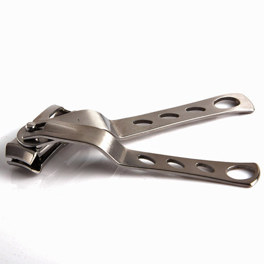 HKM-928147 360-Degree Rotating Stainless Steel Nail Clippers with Long Handle for Comfortable Nail Care