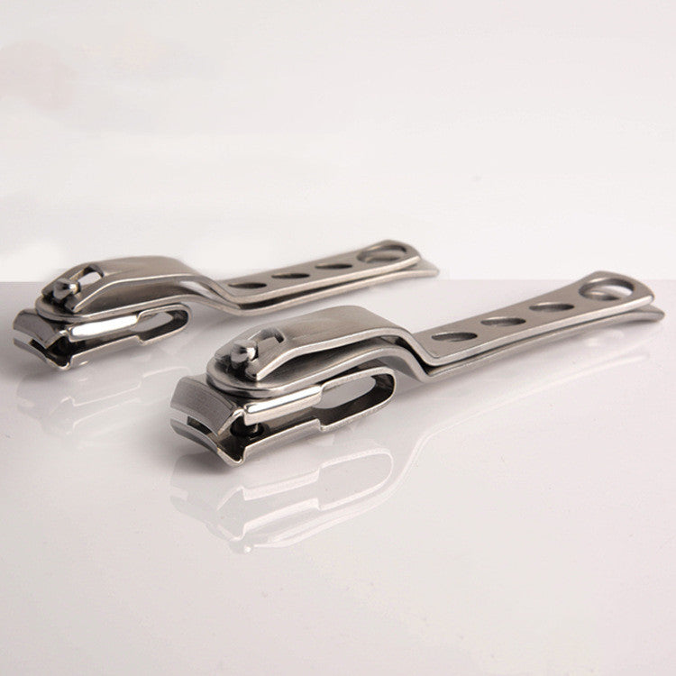 HKM-928147 360-Degree Rotating Stainless Steel Nail Clippers with Long Handle for Comfortable Nail Care