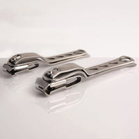 HKM-928147 360-Degree Rotating Stainless Steel Nail Clippers with Long Handle for Comfortable Nail Care
