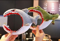 HKM-835539 Dinosaur Shark Plush Headband with Soft Sponge Filling