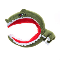 HKM-835539 Dinosaur Shark Plush Headband with Soft Sponge Filling