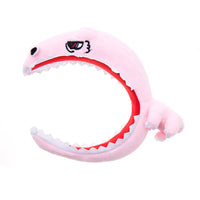 HKM-835539 Dinosaur Shark Plush Headband with Soft Sponge Filling