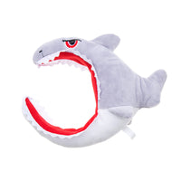 HKM-835539 Dinosaur Shark Plush Headband with Soft Sponge Filling