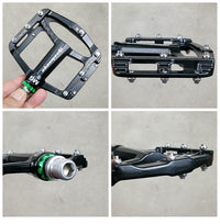 HKM-671315 Lightweight Magnesium Alloy Bicycle Pedals with 3-Bearing System