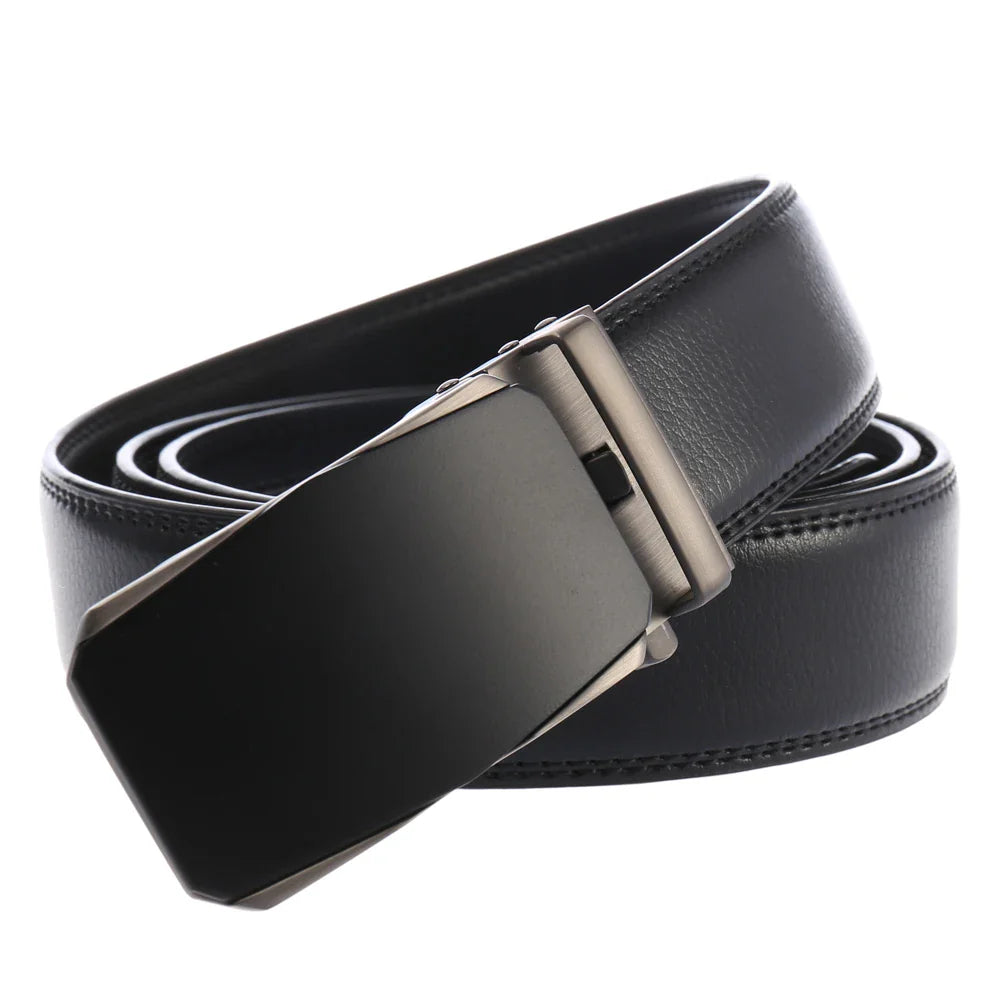 HKM-660627 Genuine Leather Automatic Belt for Men - Model LY36-02692-1