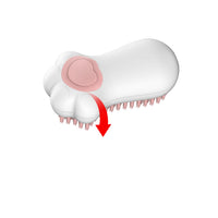 HKM-557907 Soft Bristle Cat Shower Brush for Gentle Cleaning and Massage