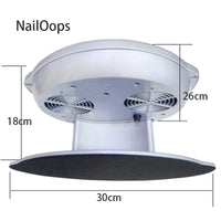 HKM-156371 High-Power Nail Dryer for Hands and Feet - Dual Hot and Cold Air Options, Lightweight and Compact Design