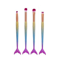 HKM-196627 Mermaid Multicolor Makeup Brush Set for Powder and Eye Shadow Application