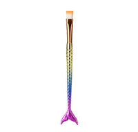 HKM-196627 Mermaid Multicolor Makeup Brush Set for Powder and Eye Shadow Application