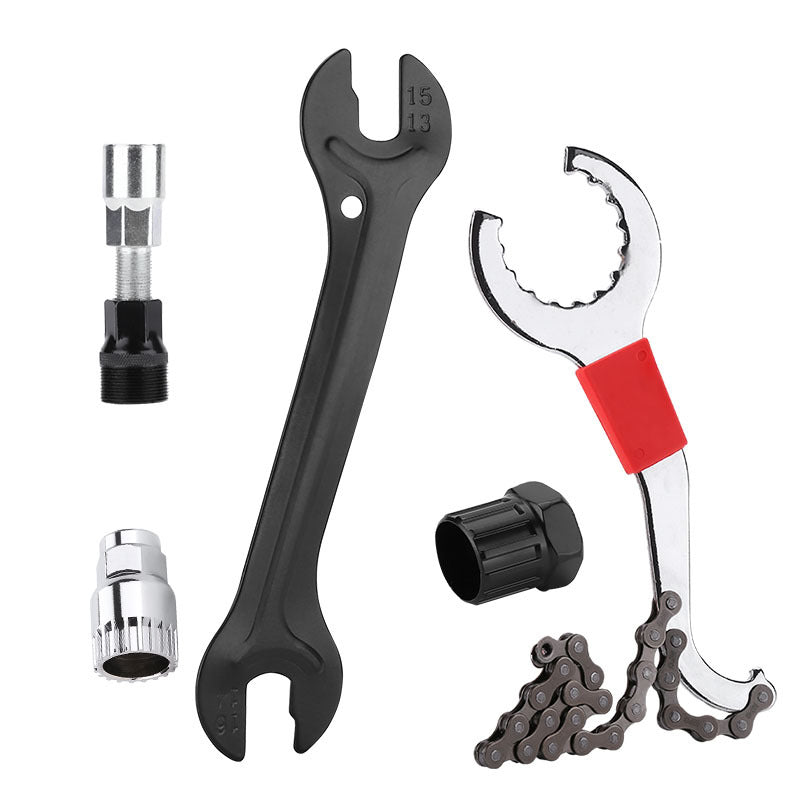 HKM-276947 Bicycle Repair Tool Kit for Mountain Bikes with Chain-Cutting Device