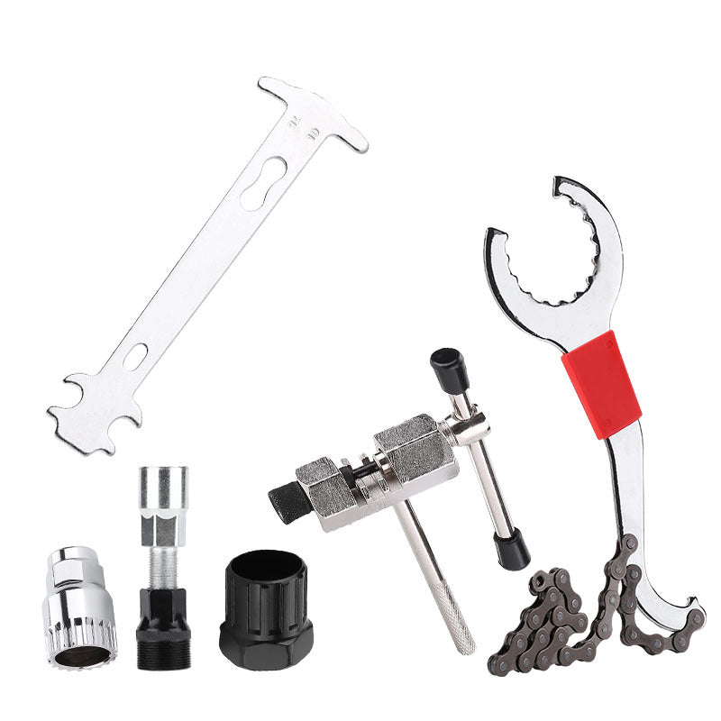 HKM-276947 Bicycle Repair Tool Kit for Mountain Bikes with Chain-Cutting Device