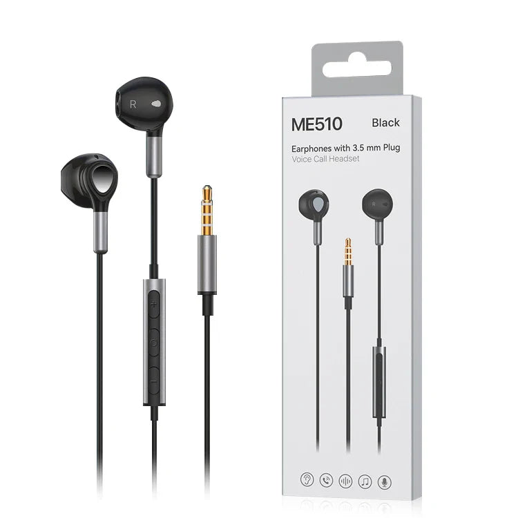 KTX-846163 In-Ear Wired Earbuds with Microphone for iPhone - Ideal for Gaming and Sports