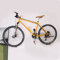 HKM-700947 Wall-Mounted Bicycle Storage Rack with Space-Saving Buckle System