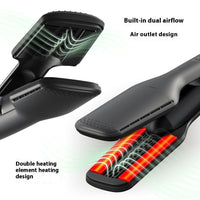 HKM-664787 Two-in-One Hair Dryer and Straightener for Wet and Dry Use - 300W Dual-Function Electric Styling Tool