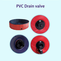 HKM-786131 Foldable Portable Pet Bath Pool for Dogs and Cats - Easy Storage and Quick Setup, Slip-Resistant PVC Material