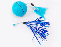 HKM-837139 Cat Laser Exercise Ball with USB Rechargeable Functionality, Irregular Movement for Playful Engagement