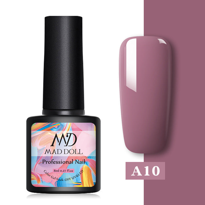 HKM-351827 Rose Gold Series Soak Off Nail Gel Polish - 8ml, 11 Colors, Compatible with UV/LED Lamps