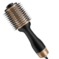 HKM-630867 Three-in-One Hot Air Comb for Easy Hair Drying, Curling, and Straightening in Pink, 1000W with 360-Degree Rotating Power Cord