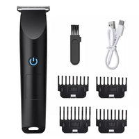 HKM-629203 Rechargeable Men's Electric Beard Trimmer with R-shaped Blade for Safe Shaving