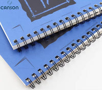 HKM-481747 Acrylic Water Soluble Color Pencil Sketchbook – Spiral Bound, 25 Sheets, Perfect for Drawing and Painting