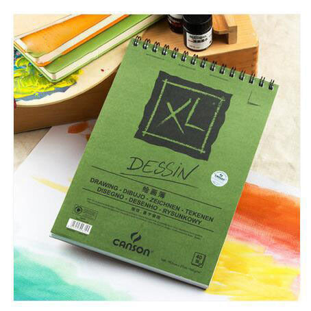 HKM-481747 Acrylic Water Soluble Color Pencil Sketchbook – Spiral Bound, 25 Sheets, Perfect for Drawing and Painting