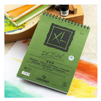 HKM-481747 Acrylic Water Soluble Color Pencil Sketchbook – Spiral Bound, 25 Sheets, Perfect for Drawing and Painting