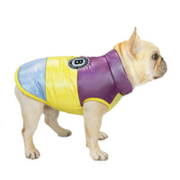HKM-450387 Rainbow Pet Cotton Vest Costume for All Genders - Available in Yellow and Pink in Sizes S to XXL