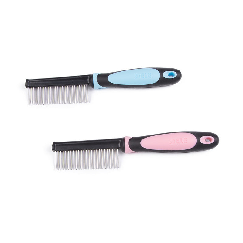 HKM-695251 Five-Piece Pet Grooming Set - Comb, Nail Scissors, Telescopic Traction Rope, and Hair Removal Brush