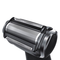 HKM-496979 Washable Electric Razor with Changeable Head, Battery Operated, IPX5 Waterproof Rating, 60-Minute Runtime
