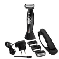 HKM-496979 Washable Electric Razor with Changeable Head, Battery Operated, IPX5 Waterproof Rating, 60-Minute Runtime