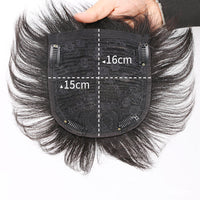 HKM-667091 Men's Natural Real Hair Short Wig - Breathable Design for All Skin Tones and Face Shapes
