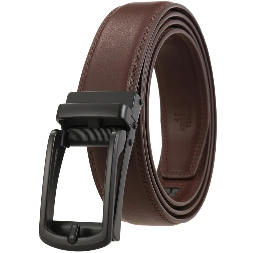 HKM-444755 Men's Leather Belt 3.0cm Width - Stylish and Durable Design