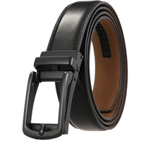 HKM-444755 Men's Leather Belt 3.0cm Width - Stylish and Durable Design