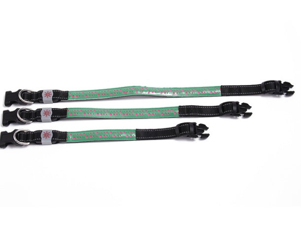HKM-769811 LED Dog Collar with USB Rechargeable Light - Adjustable Sizes 40cm, 50cm, 60cm