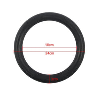 HKM-198739 Adjustable ABS Fitness Rings with Strap Loops for CrossFit and Gymnastics Training