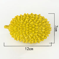 HKM-259987 Durian-Shaped Chewing Toy for Dogs - Squeaky Tooth Cleaning and Training Toy for Small and Medium Breeds
