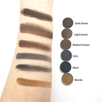 HKM-734419 Multicolor Hairline Shadow Fill for Natural Eyebrow Enhancement - Light Brown, 1G
