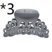 HKM-781203 Plastic Hair Claw Clip - 9.4 x 5.5 cm, Versatile and Stylish Hair Accessory