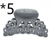 HKM-781203 Plastic Hair Claw Clip - 9.4 x 5.5 cm, Versatile and Stylish Hair Accessory