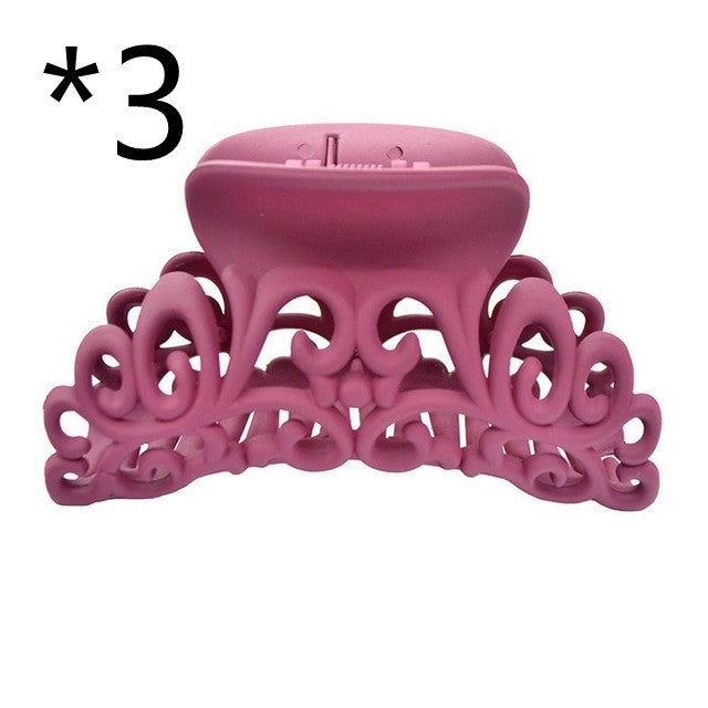 HKM-781203 Plastic Hair Claw Clip - 9.4 x 5.5 cm, Versatile and Stylish Hair Accessory