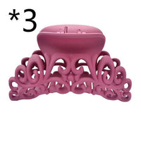 HKM-781203 Plastic Hair Claw Clip - 9.4 x 5.5 cm, Versatile and Stylish Hair Accessory