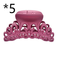 HKM-781203 Plastic Hair Claw Clip - 9.4 x 5.5 cm, Versatile and Stylish Hair Accessory