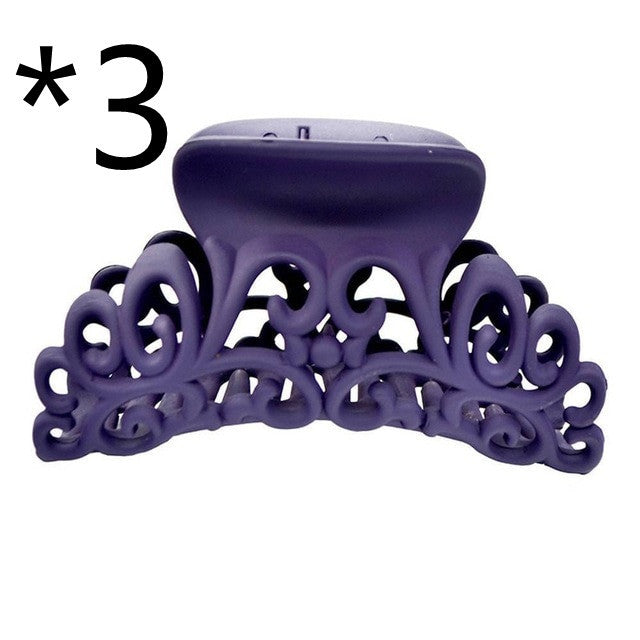 HKM-781203 Plastic Hair Claw Clip - 9.4 x 5.5 cm, Versatile and Stylish Hair Accessory
