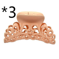 HKM-781203 Plastic Hair Claw Clip - 9.4 x 5.5 cm, Versatile and Stylish Hair Accessory