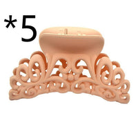 HKM-781203 Plastic Hair Claw Clip - 9.4 x 5.5 cm, Versatile and Stylish Hair Accessory