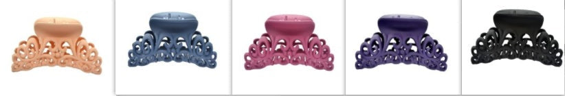HKM-781203 Plastic Hair Claw Clip - 9.4 x 5.5 cm, Versatile and Stylish Hair Accessory