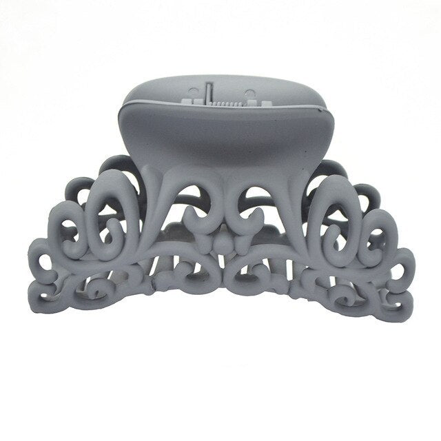 HKM-781203 Plastic Hair Claw Clip - 9.4 x 5.5 cm, Versatile and Stylish Hair Accessory
