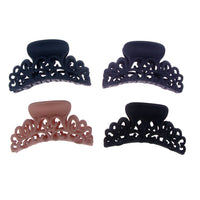 HKM-781203 Plastic Hair Claw Clip - 9.4 x 5.5 cm, Versatile and Stylish Hair Accessory