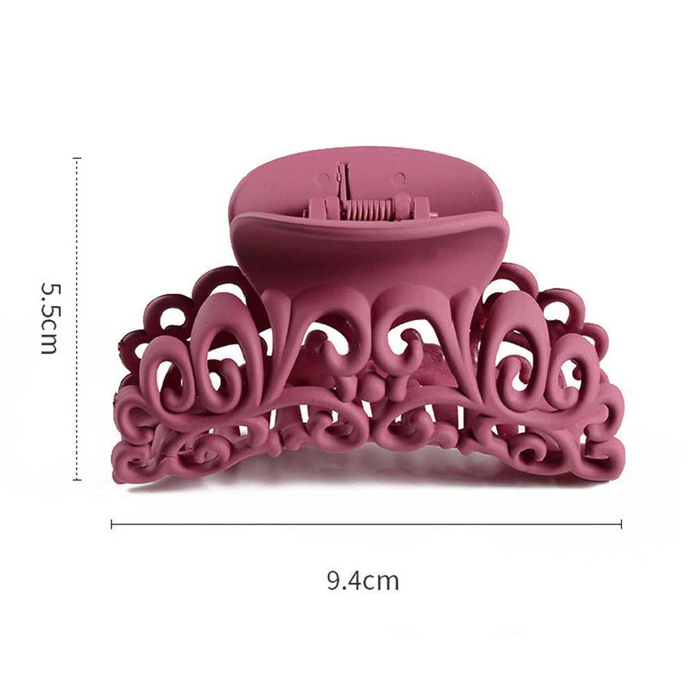 HKM-781203 Plastic Hair Claw Clip - 9.4 x 5.5 cm, Versatile and Stylish Hair Accessory